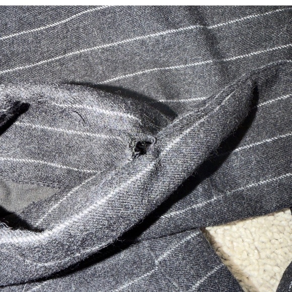 Polo by Ralph Lauren Black Pinstripe Wide Leg Pants (retail $200+) - Picture 6 of 7